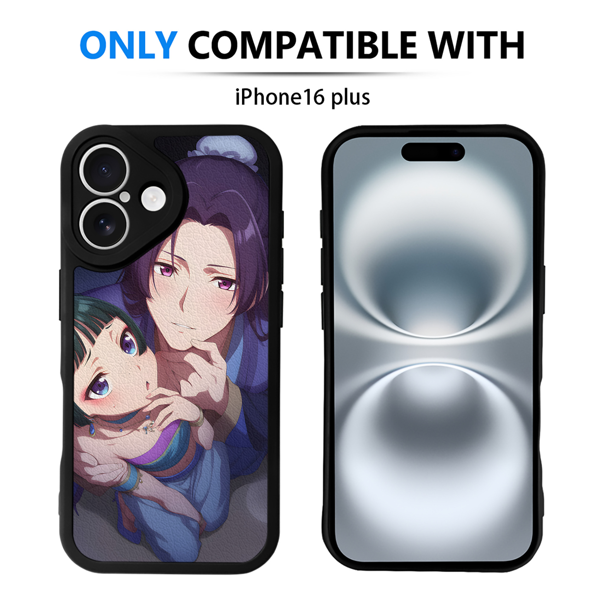 （画像用） 薬屋のひとりごと The Apothecary Diaries 【iPhone 16シリーズ対応】シリコンスマホケース（レザー調） 材質：シリコン